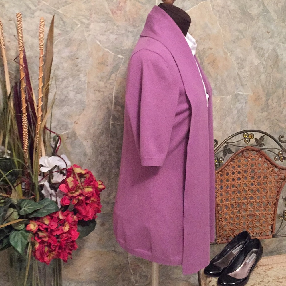 L. L. Bean🌹Sweater cardigan cover up duster - Picture 3 of 7